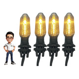 Pisca Led Cb 250 Twister Xre 300 Após 19 Diant Tras 4 Pçs