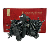 Pisca Led Fixo Emenda Conector Área Externa 10 Metros