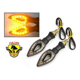 Pisca Led Mod Flecha Vazado Universal Flexivel Dobravel Par
