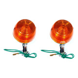 Pisca Par Metal Cromado Escrita Stanley Honda Cg Ml 77 82