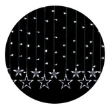 Pisca Pisca Cascata Estrela 138 Leds 2 5m 8 Funções Natal