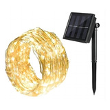 Pisca Pisca Com Painel Solar Fio De Fada 200 Led 20 Metros