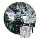 Pisca Pisca Fio De Fada 200 Led Painel Solar Luzes Natal 20m