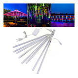 Pisca Pisca Led Meteoro Pingo De Chuva Cascata Tubo Natal Cor Das Luzes Branco 110v 220v