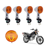 Pisca Seta Gvs Suzuki Intruder Kansas Lente Laranja Kit