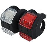 Piscas Traseiro E Dianteiro Para Bike Absolute JY 267 6 Preto Led