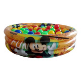 Piscina De Bolinha Inflável C 50 Bolinhas Mickey Menino