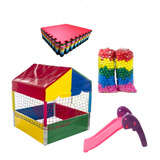 Piscina De Bolinhas 1 0 X 1 0 Escorregador Infantil