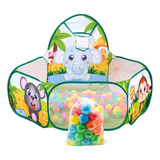 Piscina De Bolinhas Infantil Com 100 Bolas Grande Safari