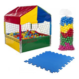 Piscina De Bolinhas Playground 1x1 Completa 500 Bolinhas Eva