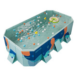 Piscina Dobrável Sem Inflar 450l P Adulto Crianças 160x120