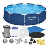 Piscina Estrutal Bestway 4678l Kit Filtro E Lona E Capa