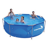 Piscina Estruturada Redonda 5200 Litros 3m X 76cm Azul