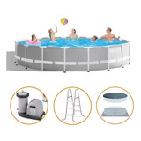 Piscina Estrutural 24 310 Litros Prism Completa Intex