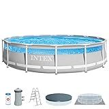 Piscina Estrutural Circular Clearview Completa 12 706 Litros 220v Intex