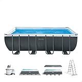 Piscina Estrutural Retangular 17 203 Litros Ultra XTR 220v Completa Intex