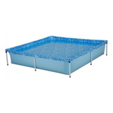 Piscina Estrutural Retangular Mor 1 500 Litros Cor Azul