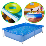 Piscina Infantil 1000 Litros Estrutural Mor Quadrada Verão