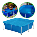 Piscina Infantil 2000 Litros Estrutural Mor Quadrada Grande