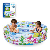 Piscina Infantil 3 Anéis 180l Inflável Para Bolinhas E Água
