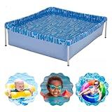 Piscina Infantil 400 Litros Azul Estrutural Quadrada