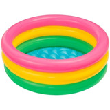 Piscina Infantil Bebe Inflavel Dinossauro 28l Bolinhas Intex