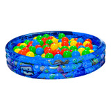 Piscina Infantil Inflável 180 Litros Colorida 50 Bolinhas