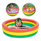 Piscina Infantil Redonda Inflável 126 Litros Para Crianças