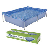 Piscina Infantil Retangular 1000 Litros Resistente Crianças
