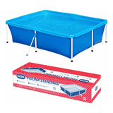 Piscina Infantil Retangular Estrutural Pvc 2000 Litros Mor