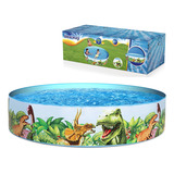 Piscina Infantil Semirrígida 946lt Dinossauro Verão