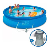 Piscina Inflável 5621l Easy Set 366 Cm Com Filtro 220v Intex