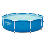 Piscina Inflável Circular Bestway Estruturada Azul 4 678l