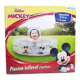 Piscina Inflável Disney Mickey 70l 75x22cm Dyin 217 Etitoys