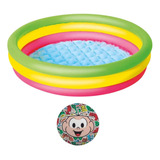 Piscina Inflavel Infantil 3 Anéis 62l