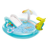 Piscina Inflável Infantil Centro Diversão Jacaré Gator Intex