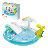 Piscina Inflável Infantil Centro Diversão Jacaré Gator Intex