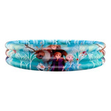 Piscina Inflável Infantil Criança Redonda Grande Frozen 100l Cor Azul