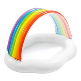 Piscina Inflável Infantil Nuvem Arco íris 82 Litros Intex Cor Multicolor