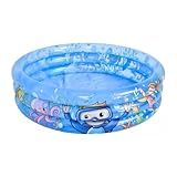 Piscina Inflável Infantil Redonda 88 5Lt 3 Anéis  Para Crianças Ou Cães  Utilizar Com Água Ou Bolinhas  Segura Confortável E C Estabilidade Pura Diversão