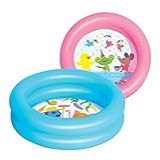 Piscina Inflável Kiddie 2 Anéis 21 L 61 X 15 Cm -duas Cores- Cores- Azul Ou Rosa Bel Fix Azul-rosa