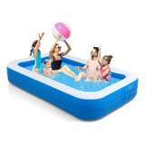 Piscina Inflável Lekeduo 1238l Retangular Caixa