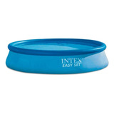 Piscina Inflável Redonda Intex Easy Set 28143 De 396cm X 84cm 7290l Azul