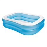 Piscina Inflável Retangular Familiar Azul 540 Litros Intex