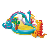 Piscina Intex Dinoland Play Center 335l Para Crianças