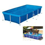 Piscina Retangular 3000 Litros Estruturada Mor Cor Azul
