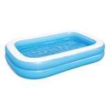 Piscina Retangular Inflável 778l Azul Branco Nautika