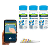 Piscinapp Kit 75 Fitas Teste 5x1 Análise Automática No App