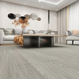 Piso Autocolante Vinílico Lvt Régua Bege Claro 2 10m 16un 