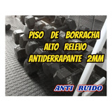 Piso De Borracha Formato Moeda Antiderrapante 3mm 5 00x1 00